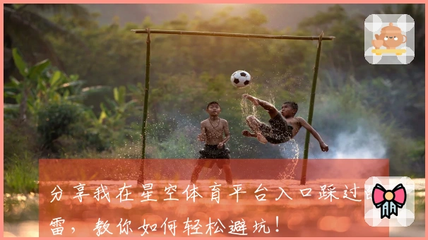 分享我在星空体育平台入口踩过的雷，教你如何轻松避坑！